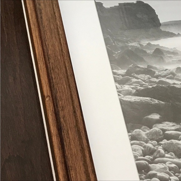 16”x20” Matted to 11”x14” Wood Wall Frame Midtone Woodgrain - Threshold - Picture 8 of 10